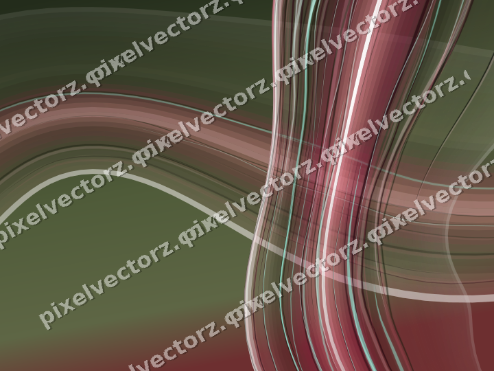 Abstract glass arc in pink and dark lime