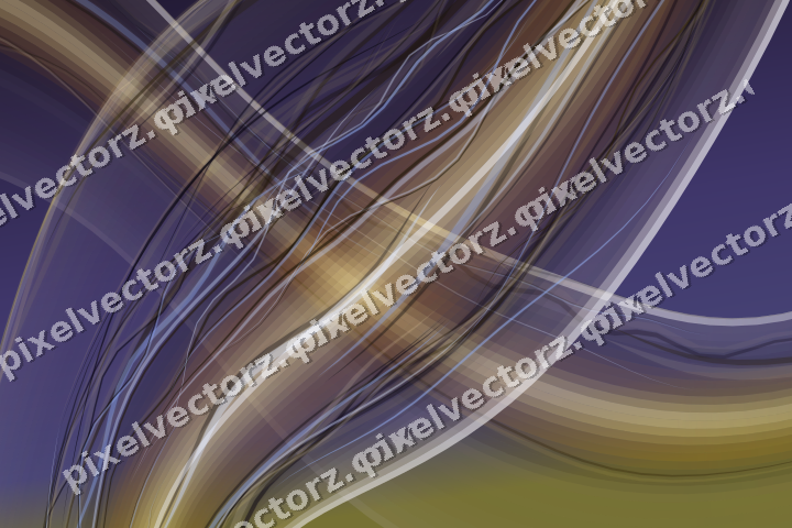 Abstract glass arc in amber and purple