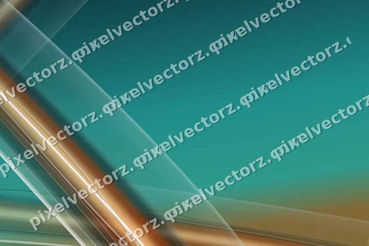 Abstract glass arc in dark teal and orange