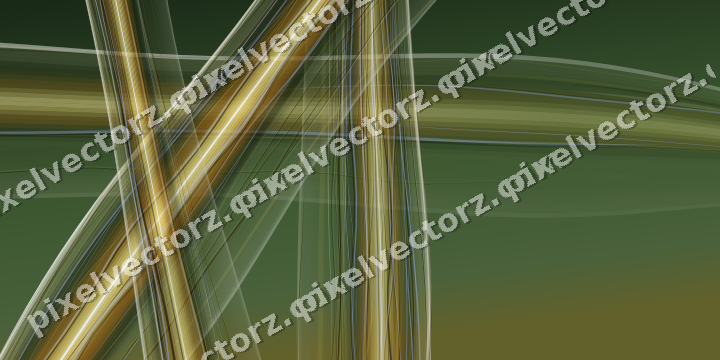 Abstract glass arc in lime and yellow