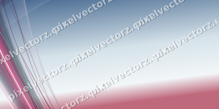 Abstract glass arc in dark pink and yellow