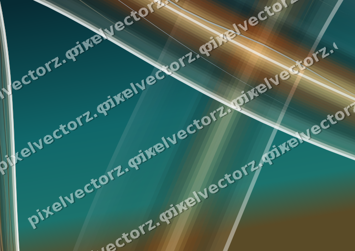 Abstract glass arc in pink and cyan