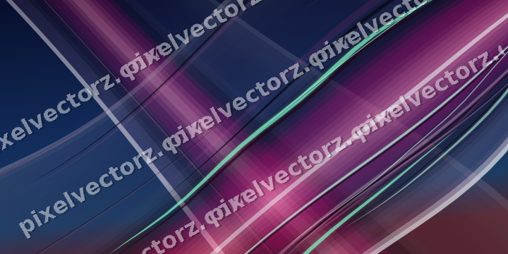 Abstract glass arc in pink and blue
