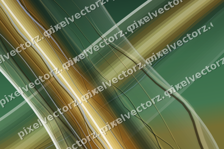 Abstract glass arc in amber and dark green