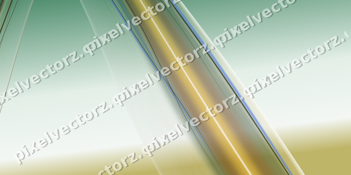 Abstract glass arc in dark green and amber