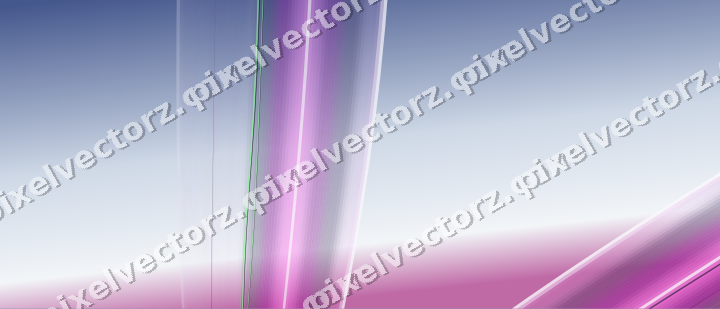 Abstract glass arc in purple and blue