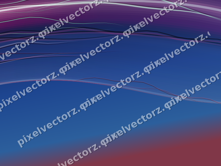 Abstract glass arc in pink and blue