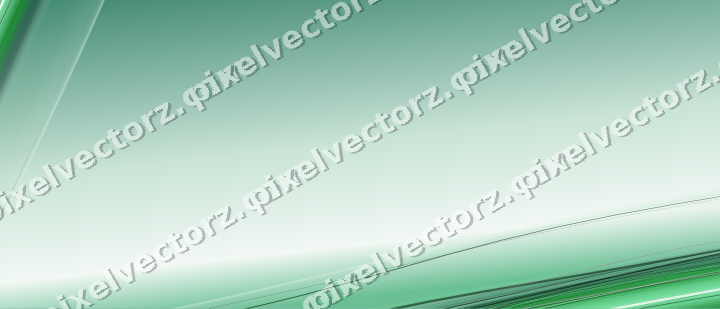 Abstract glass arc in green and teal