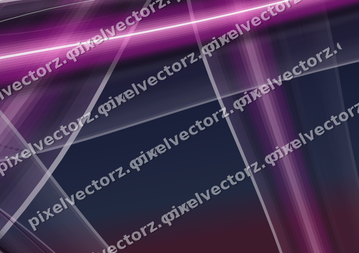 Abstract glass arc in purple and blue