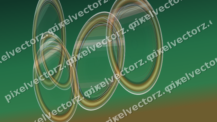 Abstract glass arc in pale pink and pale amber