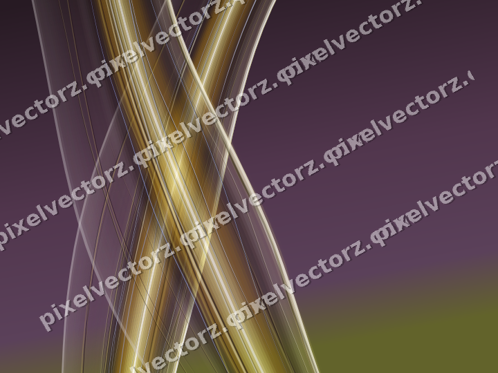 Abstract glass arc in dark magenta and lime