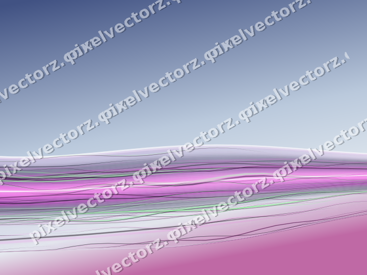 Abstract glass arc in purple and blue
