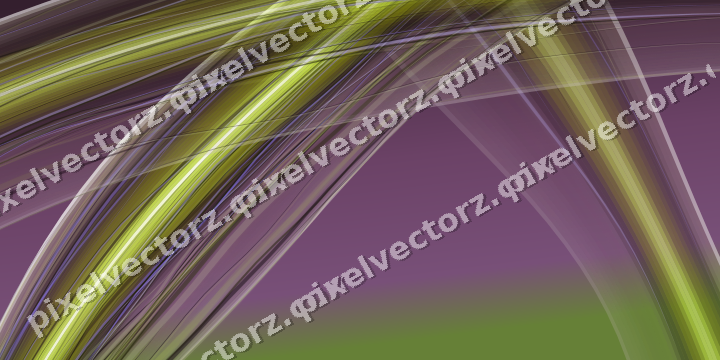 Abstract glass arc in dark magenta and lime