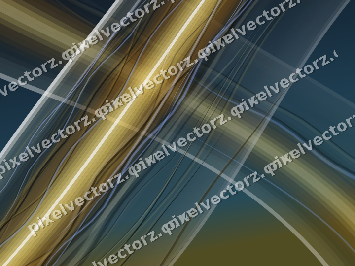 Abstract glass arc in amber and pale orange