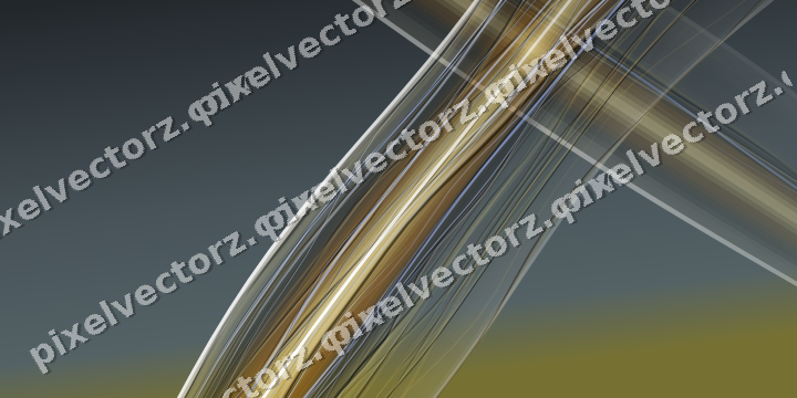 Abstract glass arc in amber and grey