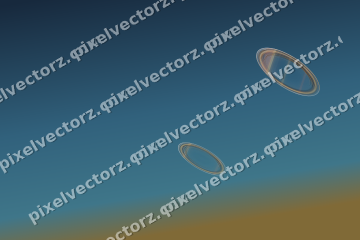 Abstract glass arc in orange and amber