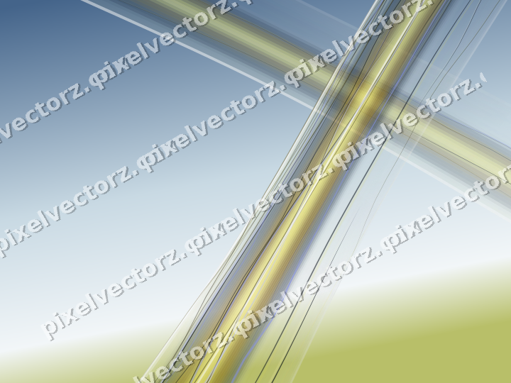 Abstract glass arc in dark amber and yellow