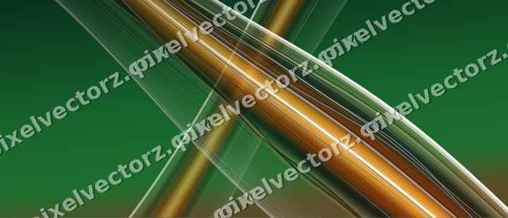 Abstract glass arc in red and orange