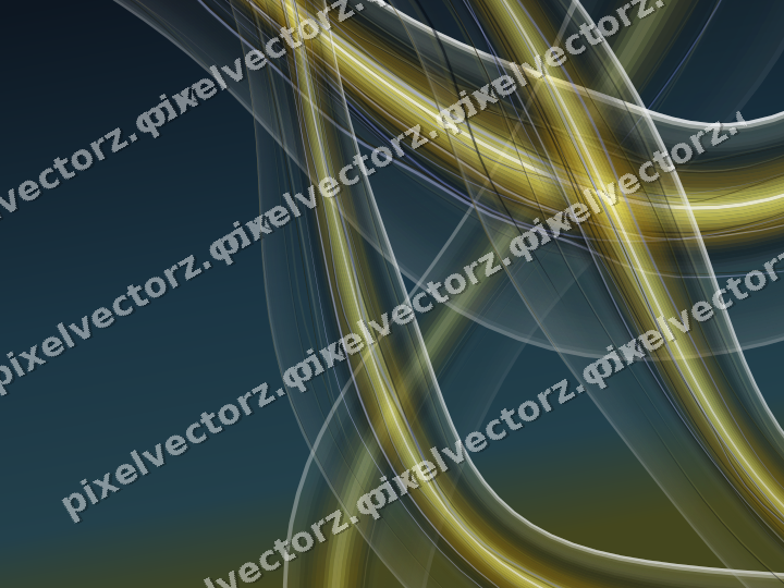 Abstract glass arc in dark amber and yellow