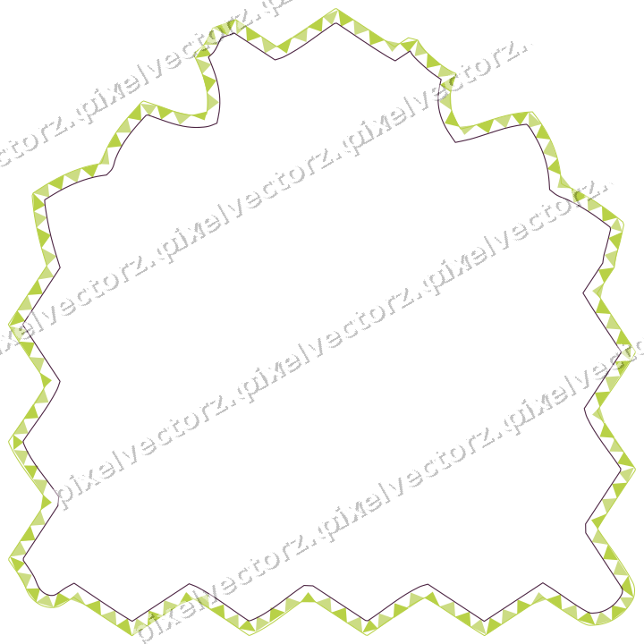 Dekorativer Zierrahmen in Dunkelmagenta und Limette mit Tafel