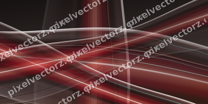 Abstract glass arc in red and pale amber