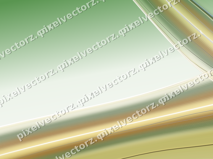 Abstract glass arc in lime and yellow