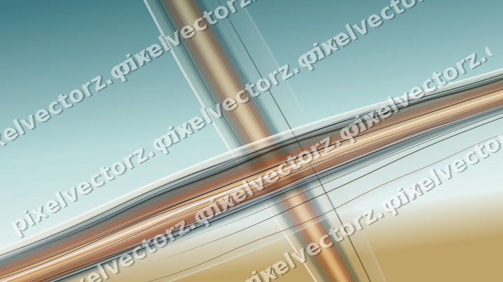 Abstract glass arc in dark teal and orange