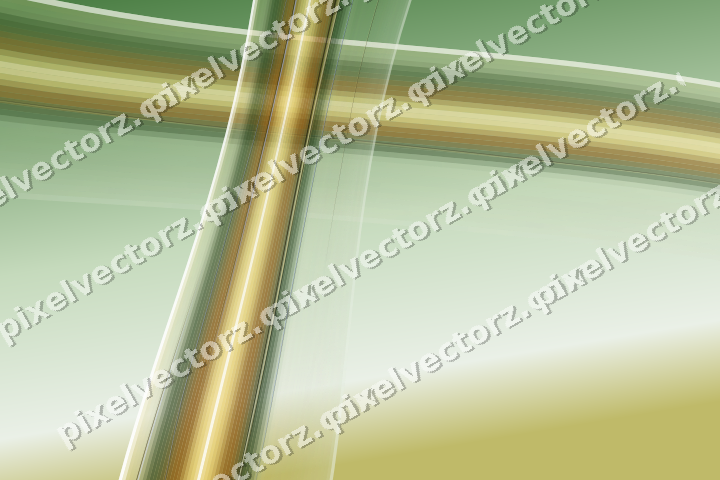 Abstract glass arc in lime and yellow
