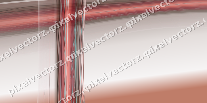Abstract glass arc in red and pale amber