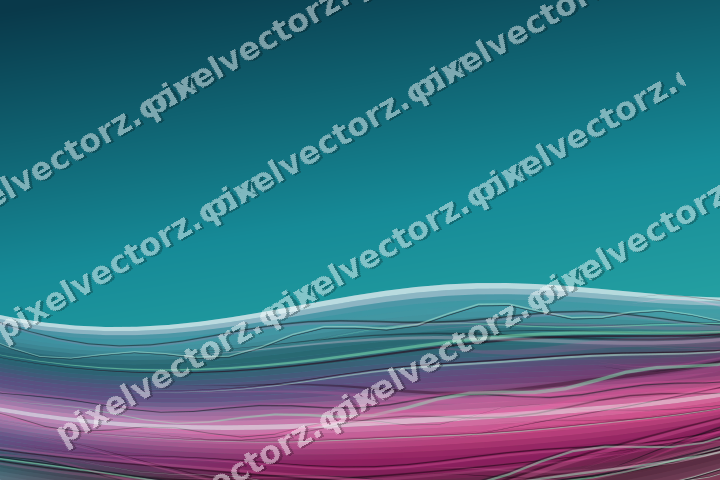 Abstract glass arc in magenta and purple