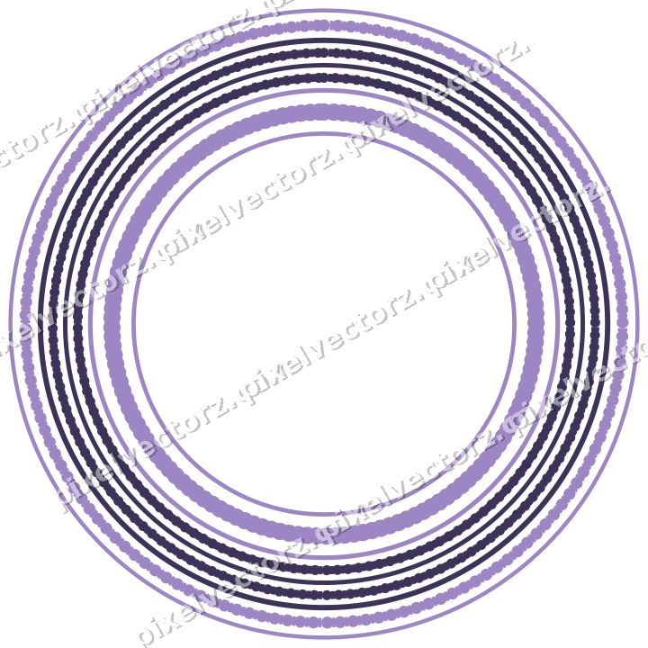 Dekorativer Zierrahmen in Bernstein und Violett mit Oval