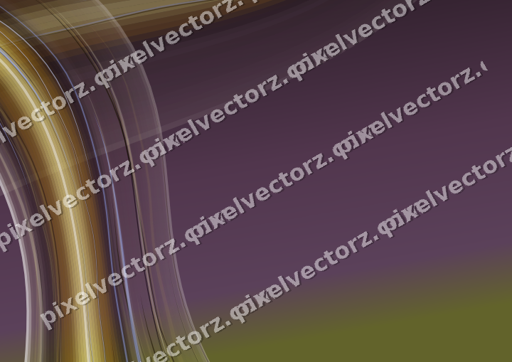 Abstract glass arc in dark magenta and lime