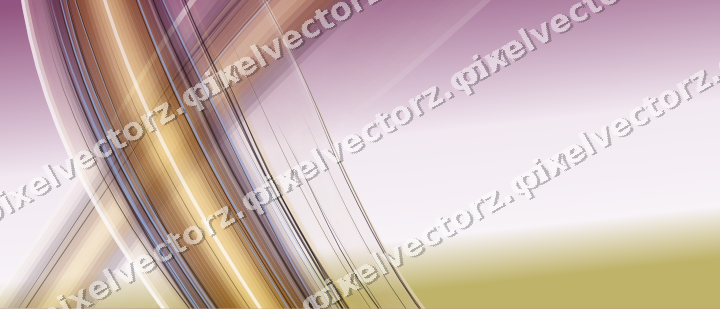 Abstract glass arc in dark magenta and amber