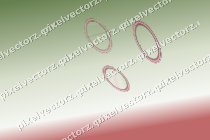 Abstract glass arc in pink and dark lime
