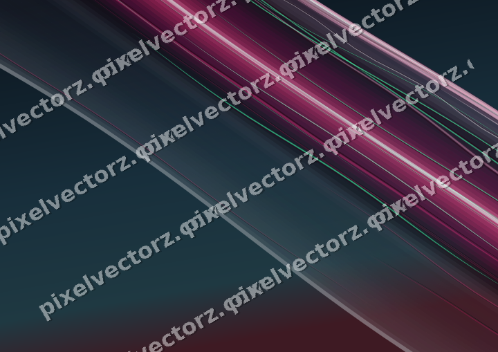 Abstract glass arc in dark pink and yellow