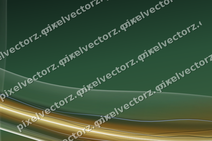 Abstract glass arc in amber and dark green