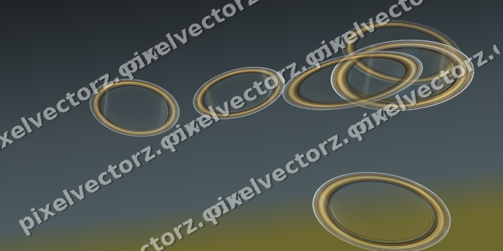 Abstract glass arc in amber and grey