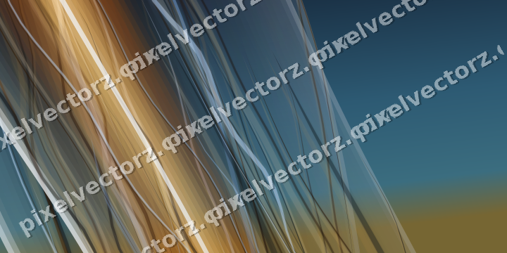 Abstract glass arc in red and orange
