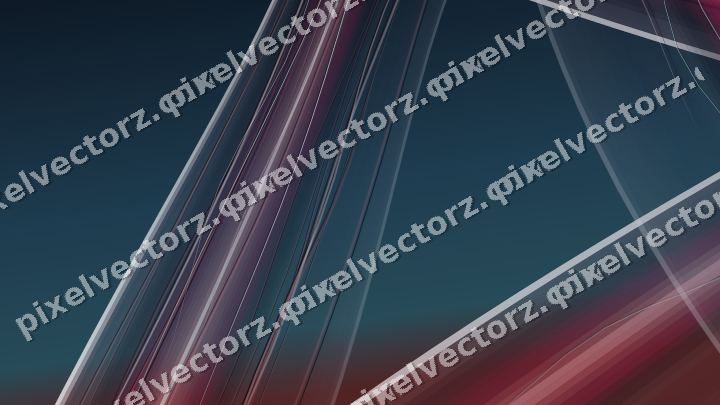 Abstract glass arc in pale pink and pale red