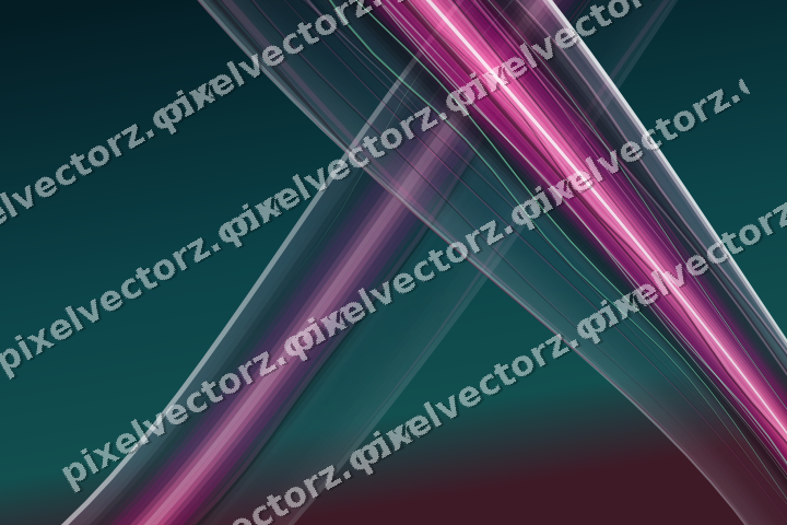 Abstract glass arc in magenta and purple