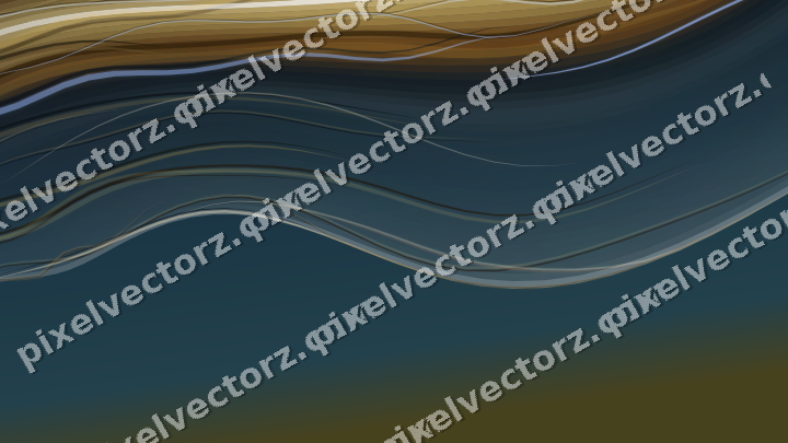 Abstract glass arc in orange and amber