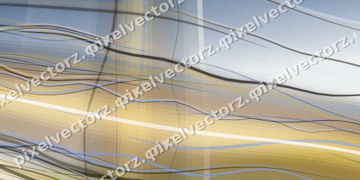 Abstract glass arc in amber and green