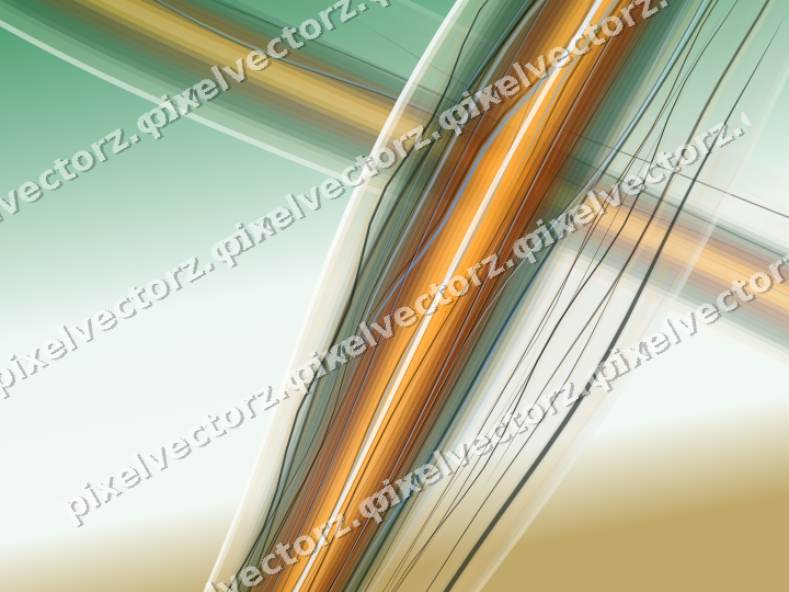 Abstract glass arc in red and orange