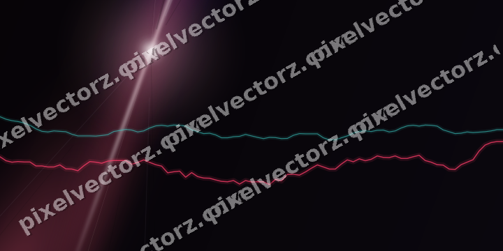 Leuchtender Neon Diagramm Hintergrund in Rosa und Bernstein
