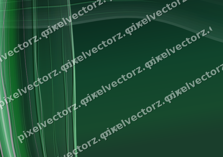 Abstract glass arc in green and teal