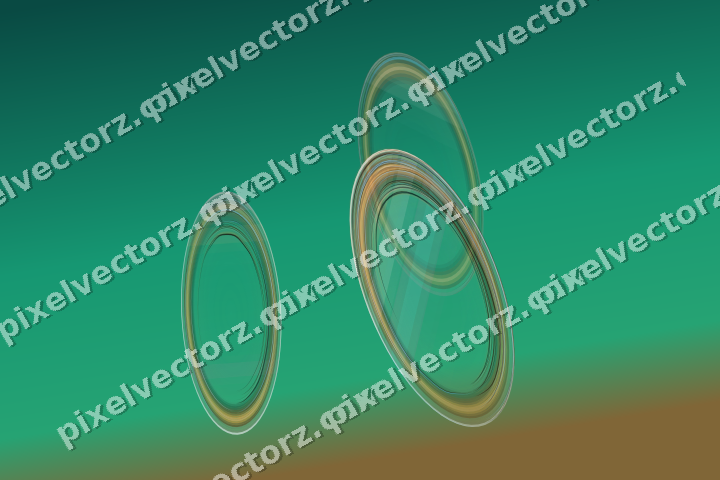 Abstract glass arc in pink and orange