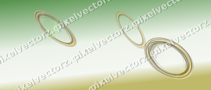 Abstract glass arc in lime and yellow