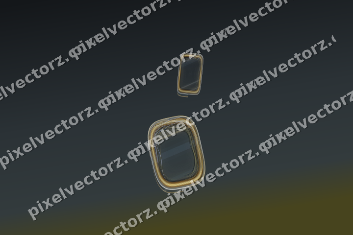 Abstract glass arc in amber and grey