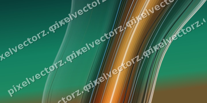 Abstract glass arc in pink and orange