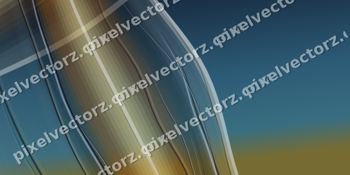 Abstract glass arc in dark magenta and amber